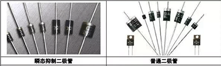 瞬態(tài)抑制二極管、普通二極管